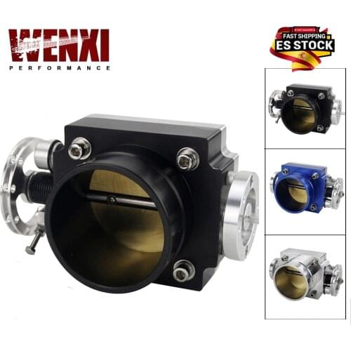New Throttle Body 70mm Throttle Body Performance Intake Manifold Billet Aluminum High Flow WX6970