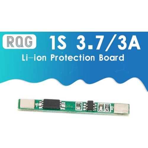 10pcs 1S 3.7V 3A li-ion BMS PCM battery protection board pcm for 18650 lithium ion li battery