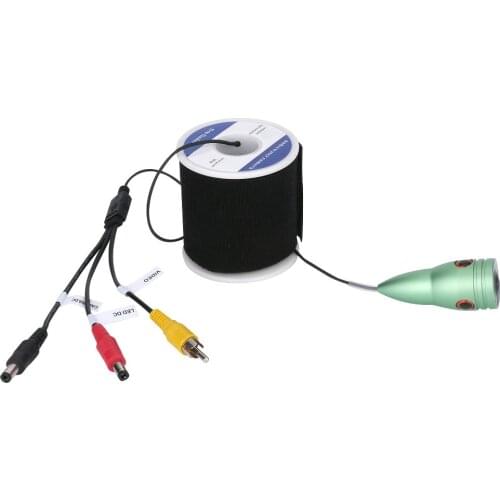 GAMWATER 1000tvl Underwater Fishing Cable 15M 20M 30M 50M+ Camera with 12 PCS LED white Lamp Lights