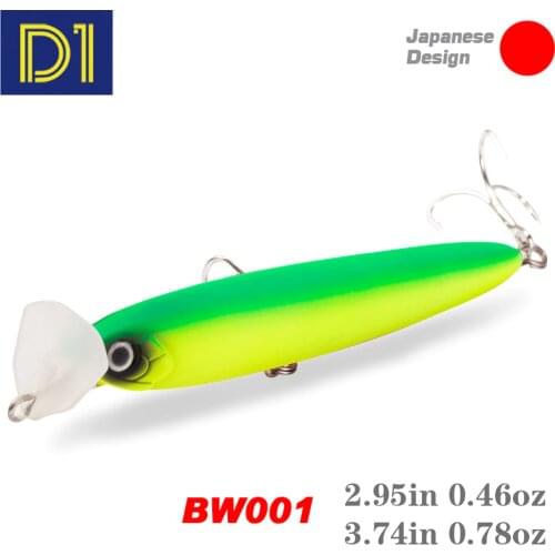 D1 Rocket Pencil Fishing Lures 75mm/13g 95mm/22g Long Casting Stickbait Sinking Hard Baits Pike Trout Lures Tackle BW001