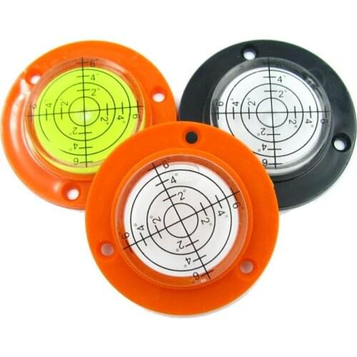 QASE 50*9mm Graduated Universal Bubble Level Crane Spirit Level Measurement Tools with Mounting Holes 3 Colors Available 1Pcs