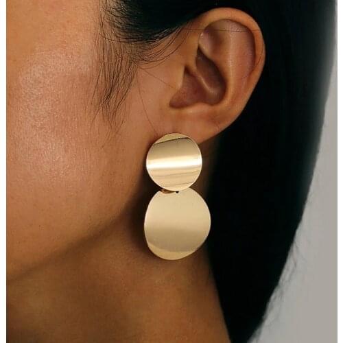 New Trend Statement Earrings For Women Black Cute Arcylic Earring Pendants Vintage Dangle Drop Gold Earings 2020 Fashion Jewelry
