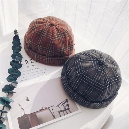 Beanie Short Casual Skullies Beanies 2019 New Hats for Women Skullcap Pumpkin Hat Hiphop Girl Winter Hats Pumpkin Hat Sailor Cap