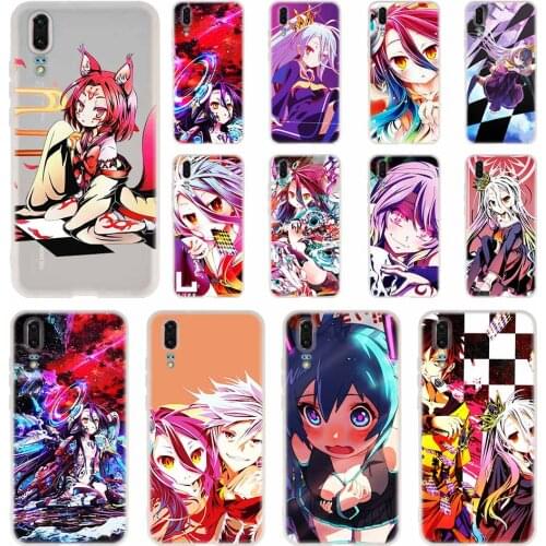 No Game NO life Anime Phone Case For Huawei P40 P9 P10 P20 P30 Lite Cases Pro P Smart 2019 Cover Soft Cover