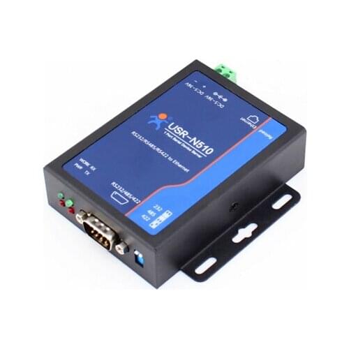 USR-N510 RS232/RS485/RS422 Serial to TCP IP Single port Ethernet converter Watchdog Gateway Industrial Grade Modbus RTU to TCP