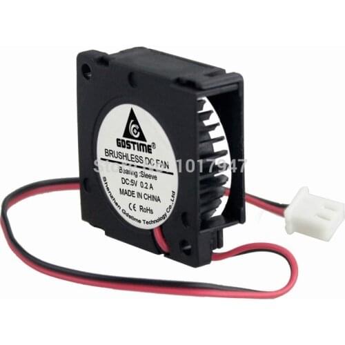 2 pcs LOT 30mm x 10mm 3010 5V DC Centrifugal Fan Brushless Cooling Blower Fan