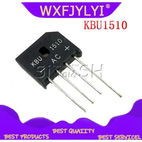 5PCS KBU1510 KBU-1510 15A 1000V diode bridge rectifier neue und original IC