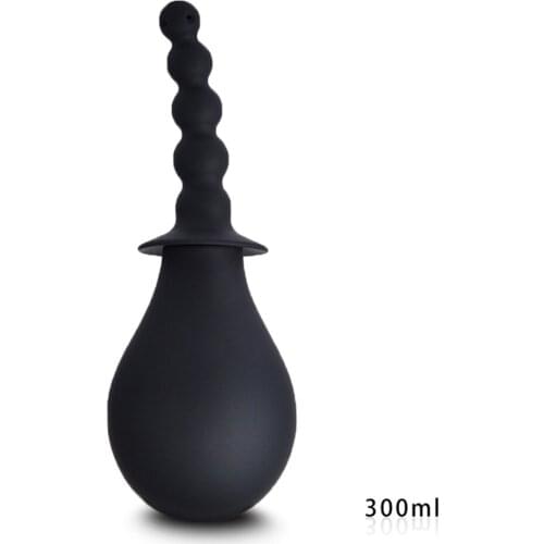 Anal Cleaner Anus Ball Vaginal Intestinal Douche Cleaning Enema Syringe Stream Intimate Erotic Shower sex toys for Women for Men