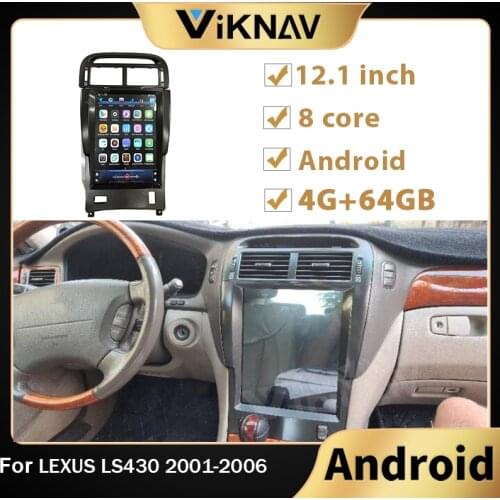 Android 2Din Car gps Navigation DVD Player radio for LEXUS LS430 2001 2002 2003 20004 2005 2006 car stereo Monitor multimedia