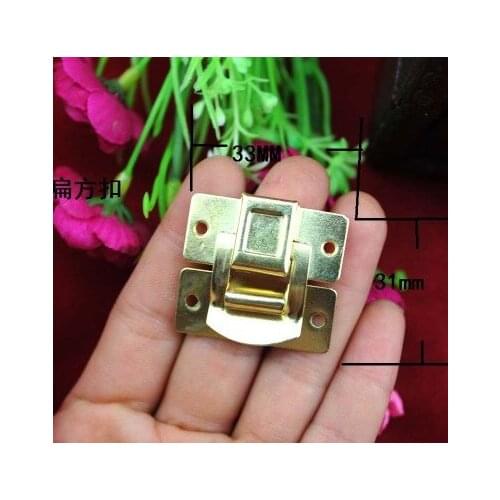 Antique antique vintage style Decorate Jewelry Gift Wooden Box Hasp wooden hasp lock