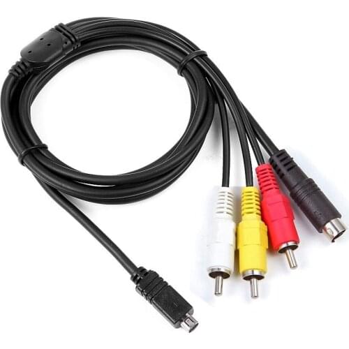 AV A/V Audio Video TV-Out Cable/Cord/Lead For Sony Camcorder Handycam DCR-HC52/e