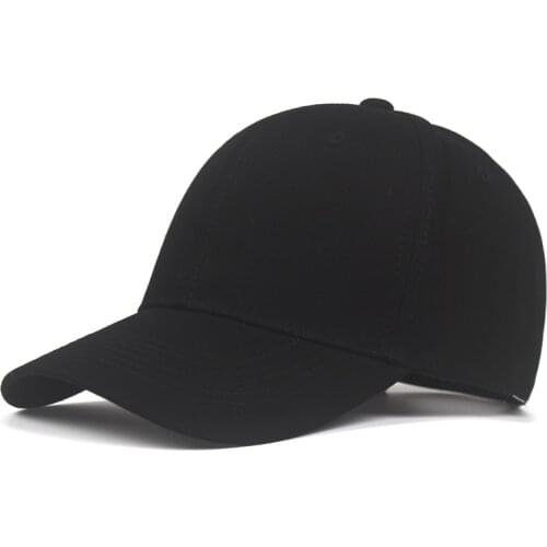 2021 Black Cap Solid Color Baseball Cap Snapback Caps Casquette Hats Fitted Casual Gorras Hip Hop Dad Hats For Men Women Unisex