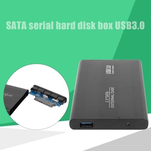 2.5 Inch Notebook SATA HDD Case To Sata USB 3.0 SSD HD Hard Drive Disk External Storage Enclosure Box With USB 3.0 Cable