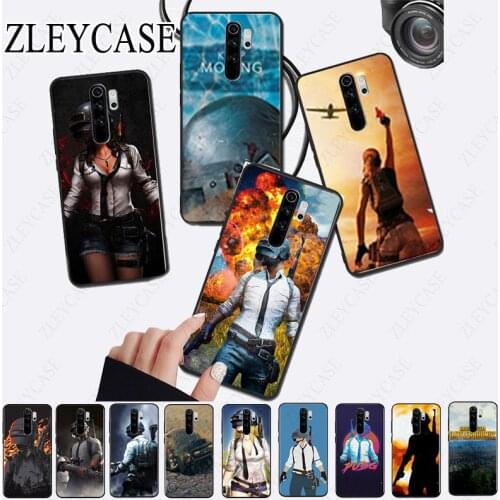 Pubg Pattern TPU Soft Phone Case for redmi note8pro note7 note5 note6pro 7 7A 8 8A Note8T Note9 note9s note9pro max Cellphones
