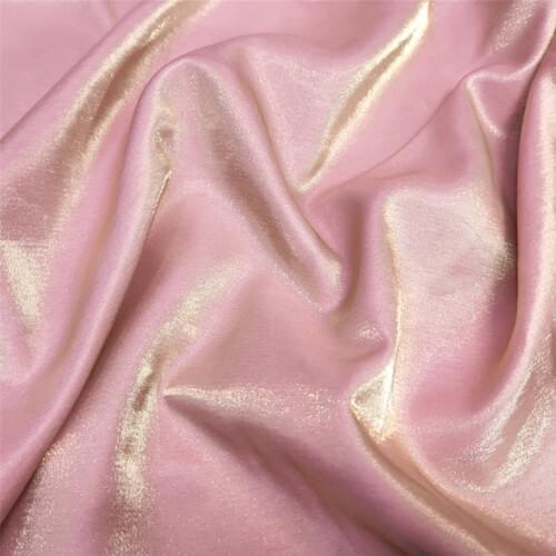 Fantasy candy color satin fabric for sewing bow tie small suit fashion handmade DIY doll clothing fabric