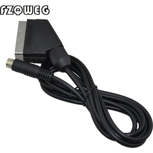 FZQWEG 5 PCS High quality Scart Cable for SEGA Mega Drive 2 for Genesis 2 EU Plug