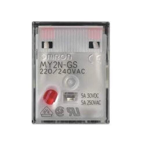 MY2-GS AC220/240 BY OMZ/C MY2 5103M 220VAC | 2NO+2NC | 7A Intermediate relay