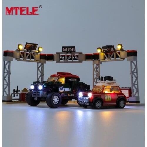 MTELE Brand LED Light Up Kit For Mini 1967 Cooper S Rally Lighting Set Compatible With 75894