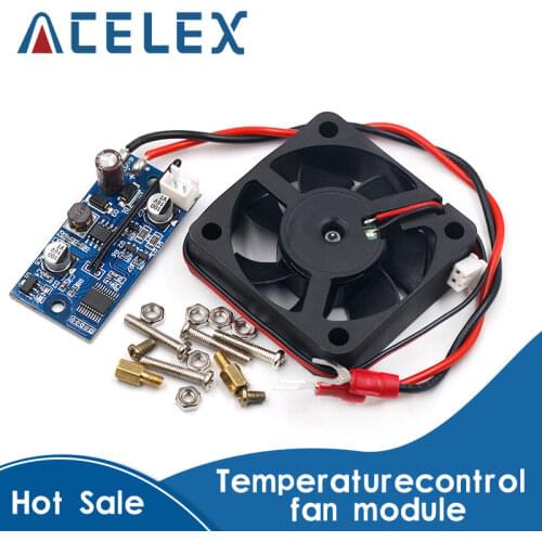 DC 6-70V Cooling fan Intelligent temperature control module Chassis cooling Motor Speed Controller For Computer PC