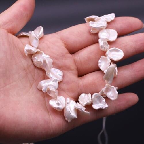 Freshwater Pearl For Jewelry Making Petal-shaped Loose Beads 10-12 MM DIY Necklace Bracelet Handiwork Sewing Craft Accessory