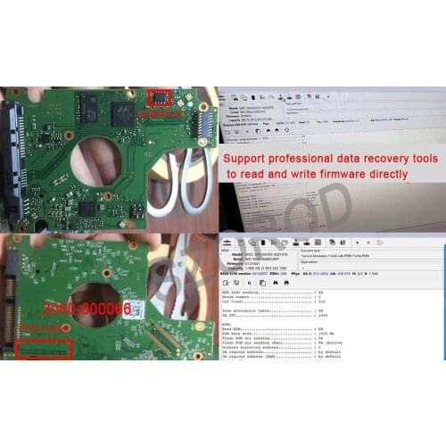 WD 2060-800077 2060-800066 2060-800065 2060-810011 800022-002 Unlocked PCB Lockless Circuit Decryption Logic Board for HDD