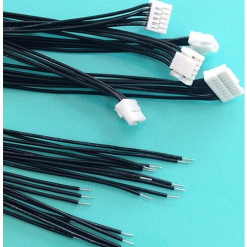 5PCS GH1.25 Spacing LCD Screen Connector 8 Core Line Single Head 20 Cm Long