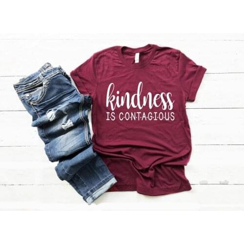 Kindness is Contagious T-Shirt Kindness Matters Shirt Teacher Tee Teacher Shirts School Counselor Shirt Social Worker O209