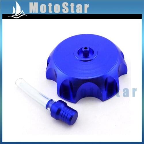 Blue Fuel Gas Tank Cap Cover For Chinese Dirt Pit Bike XR50 CRF50 CRF70 SSR Thumpstar Stomp Coolster Motorcycle 50cc-160cc