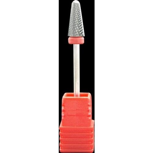 EasyNail~ New 3/32 '' Tungsten steel Nail Drill Bit nail file Carbide Nozzle Gel remover Nail Cleaner Millings Bit Silver