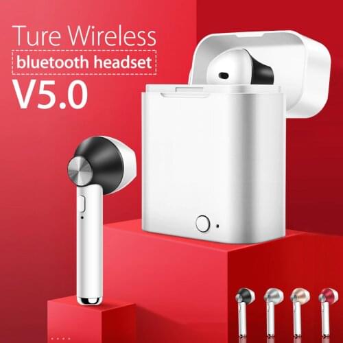 TWS Wireless bluetooth 5.0 Earphone Headphone Mini True Wireless 3D Stereo Sports Earbuds Automatically Pairing for iPhone