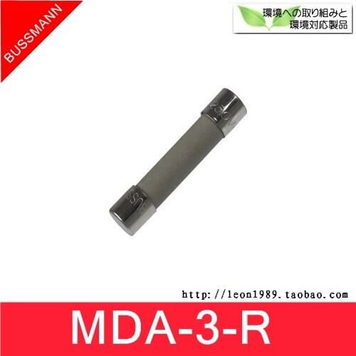 US imports BUSS FUSE Fuse BUSS MDA-3-R 250V 3A fuse 6.3 * 32mm