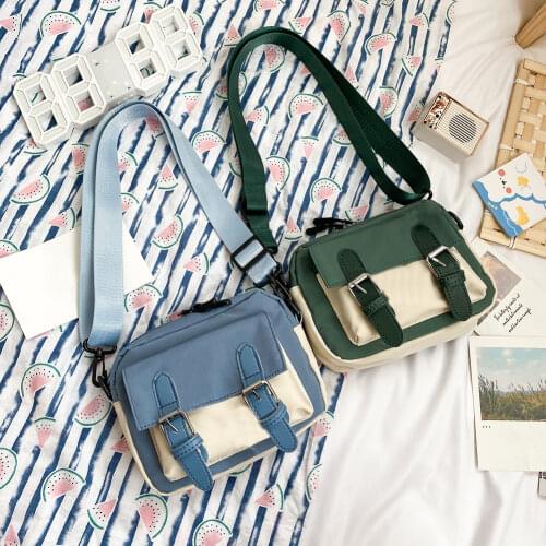 Vintage Crossbody Bags for Women Birthday Gifts Cute Small Crossbody Bag Women Hit Color Student Casual Shoulder Messenger Pouch