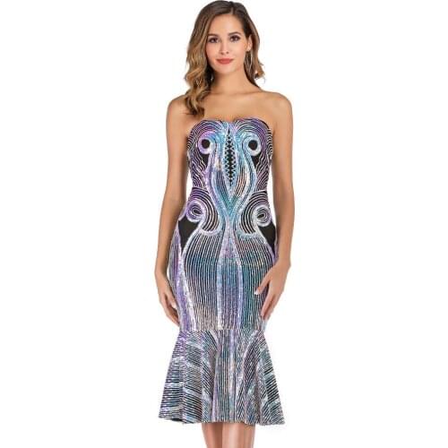 Multicolor Mermaid Prom Dresses Short Women Party Dress Gala Gowns Robe De Soiree Longue Sexy Sequin Lace Black Girl Prom Dress