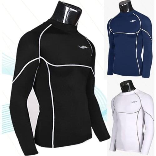 2015 New Men Professional Compression Shirt Tight Thermal Under Top Sport Fitness shirts