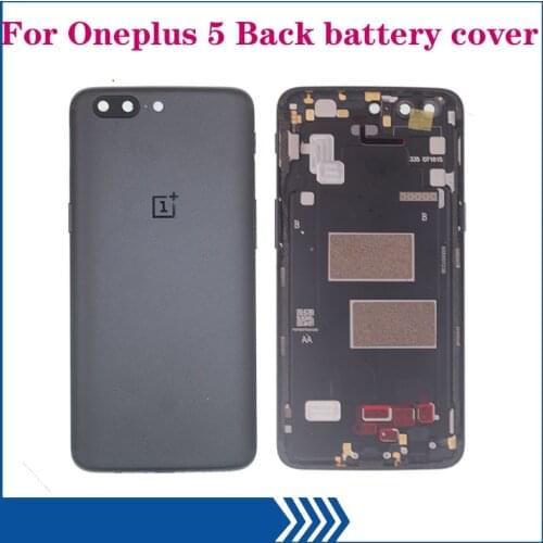 5.5" New Original Back Battery cover For Oneplus 5 A5000 Cell phone Metal Frame Housing Back Case Cover mobile phone frame