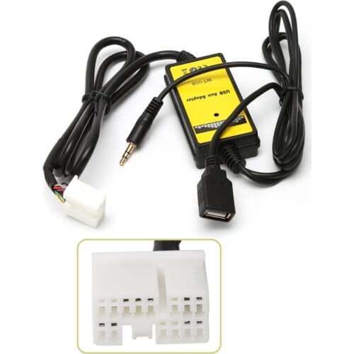 Car MP3 Audio Interface SD AUX USB Data Cable Adapter CD Changer For Honda Acura