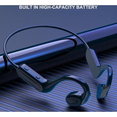 Q02 Wireless Earphone Sensitive Long Standby Time Lightweight Ear-mounted Bone Conduction Bluetooth-compatible5.1 HiFi Earbud