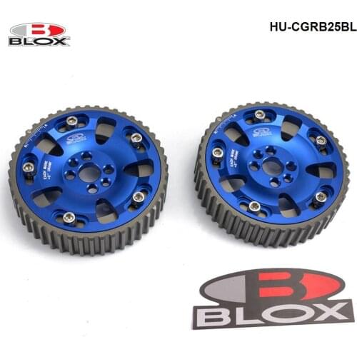 Blox Racing 2Pcs Adjustable Cam Gears Gear pulley kit For Nissan Skyline GTR R32 2.0L engine 1989-1994 HU-CGRB25BL