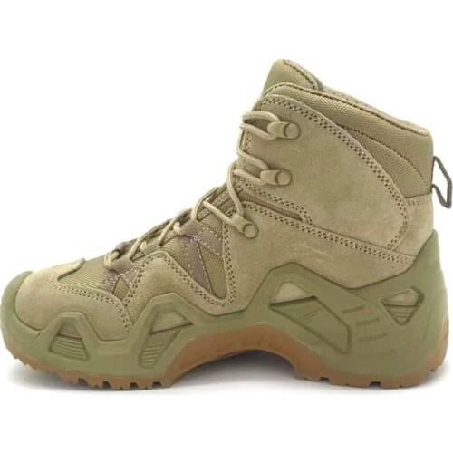 Mens Tactical Boots Combat Boots Outdoor Mountaineering High Help Army Fans Field Desert Combat Training Shoes Cycling Shoes