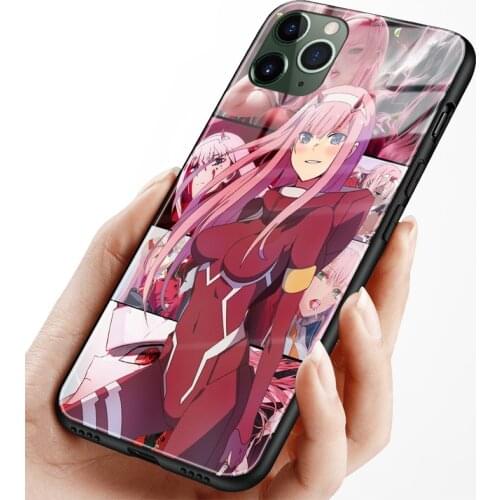 Zero two darling and the franxx fanart design Phone case For iPhone SE 6s 7 8 X Xr Xs 11 Pro Max Samsung S Note 10 20 Plus ultra