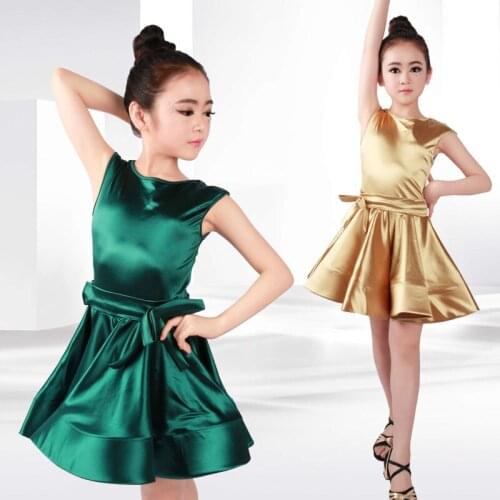 Girl Lace Latin Competition Dancewear Kids Dance Dress Children Salsa Ballroom Costumes