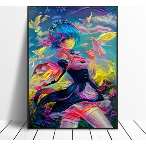 Watercolor Rem of Peace Art Pictures Prints Home Decor Wall Poster Decoration For Living Room