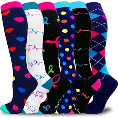 Compression Stockings Varicose Veins Socks Best Athele Soccer Stockings Unisex Outdoor Running Cycling Long Pressure Stockings