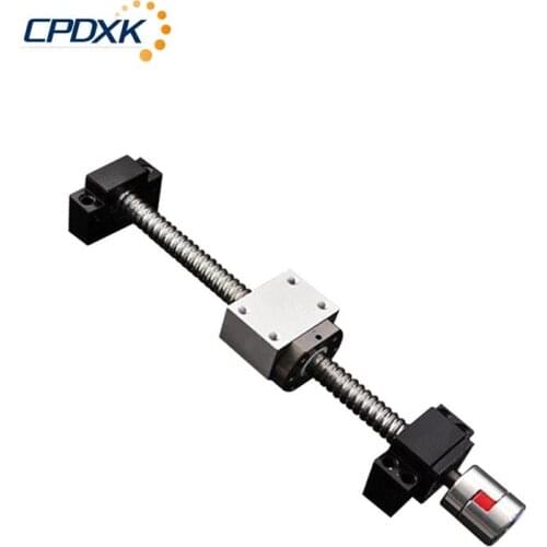 Ball Screw Set SFU1605 Ballscrew Length-1100mm with BK12/BF12 support+Nut Holder+Coupling for CNC Part