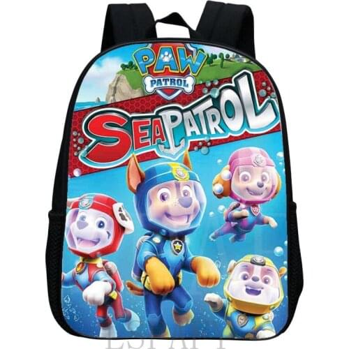 Cartoon Paw Patrol Backpack Oxford Kid Travel Bag Child Girl School Bag 3-6 Years Kindergarten School Backpack Shoulder Bag