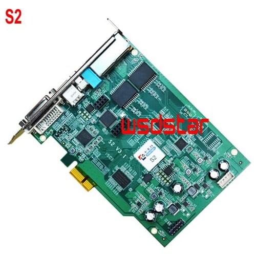 S2 LED sending card 1920*1080 Pixel new generation full color LED display sending card Replace T7 & iT7 2019/2020 Hot Sales