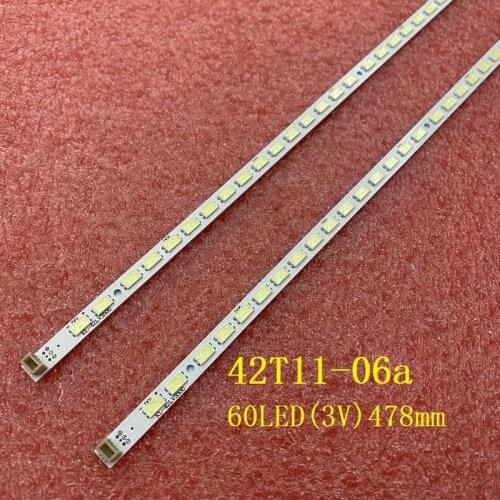 2pcs/set LED Backlight strip for LG 42LV3550 42LV5500 42P21FBD 42T11-06a 74.42T13.001-0-CS1 T420HW08 V.5 74.42TB3.001-1-SHI