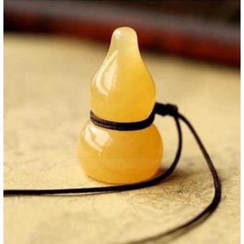 5pc natural topaz gourd hand-carved quartz specimen healed