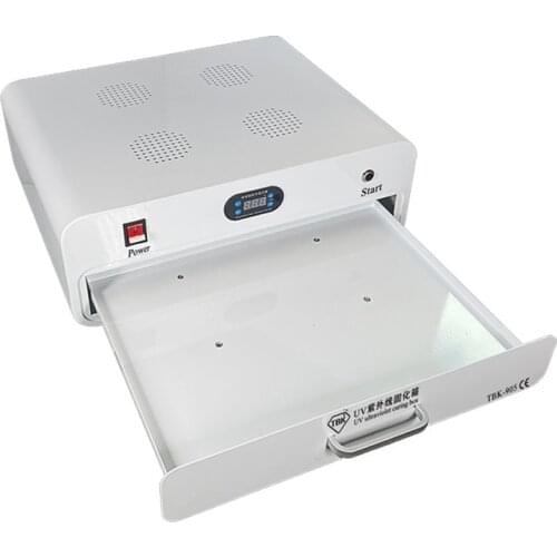 TBK 905 Ultraviolet Curing UV Lamp Box 80pcs LED light For Curved Screen Glass OCA Curing 110V 220V Mobile Phone Repair Machine