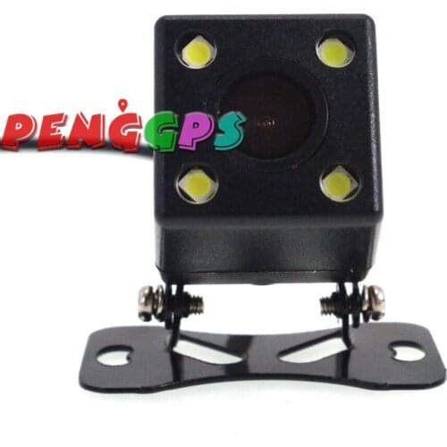 Water proof 4 LED Night Vision Car Rear View Camera Parking Reverse Backup For All Cars Universal Camera Wide Angle Guider Line